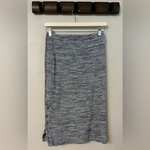 Maeve Heathered Knit Column Skirt